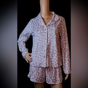 Lavender Leopard Print Pajama Set by Art Class(Fits XS/S in women’s also)